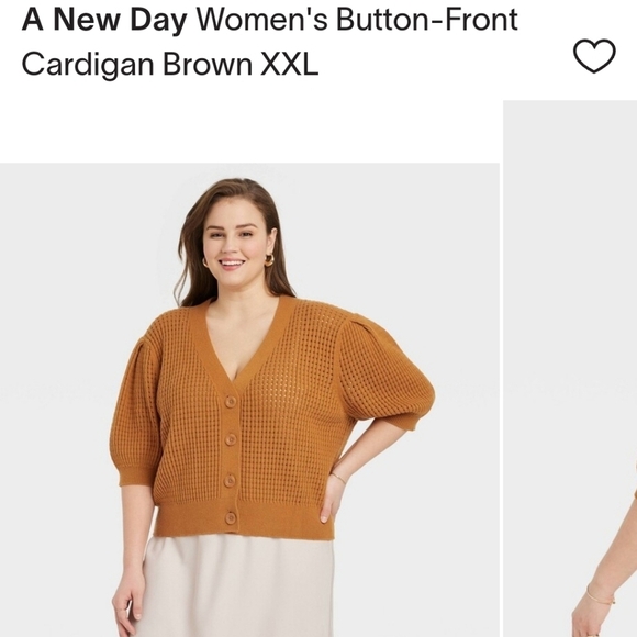 NWT Target a new day knit button front cardigan - Picture 3 of 6